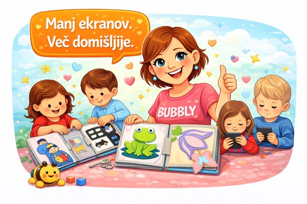 Ko želite manj zaslonov in več otro&scaron;ke radovednosti